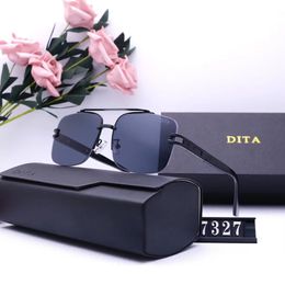 Gafas de sapo clásicas para hombre DITA EPLX.2 Gafas de sol para mujer Gafas de piloto Gafas de sol retro 7327