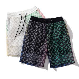 Vêtements pour hommes 2023 été maille ensemble imprimé complet shorts, pantalons à la mode, pantalons de plage pour hommes