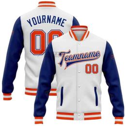 Vêtements pour hommes College Wear Baseball en gros blanc Varsity Jacket personnalisé plaine Letterman coton vestes d'hiver 66 s