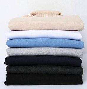 Ropa de ropa para hombres suéter de polo de tortuga de cuello alto de cuello alto