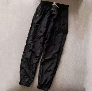 Heren kleding top heren broek merk reizen retro zweet broek details metaal nylon mesh adem los voet ritssluiting broeken voor down1996