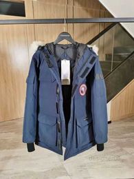 Manteau pour hommes Designer Down Jacket Goose Winter Ladies Envoyé pour surmonter le coupe-vent Mode Casual Chaud Antarctique Froid 1TJVP