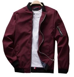 Manteau pour hommes Vestes pour hommes Printemps Automne Manteaux décontractés Bomber Jacket Slim Fashion Male Outwear Vêtements pour hommes