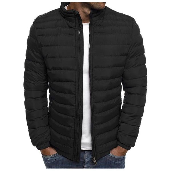 Chaquetas de los hombres Abrigos y para el otoño invierno Mantener el abrigo cálido Chaqueta con cremallera Packable Light Top Quality Abrigo Hombre