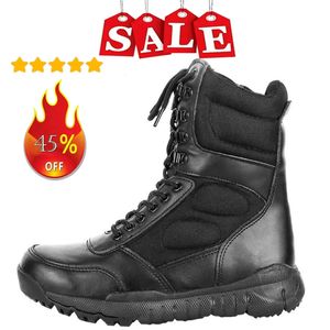 Menan's Combat Army Desert Military 87 Force Special Outdoor Randonnée Chaussures de cheville Men Boots Tactical 231219 869
