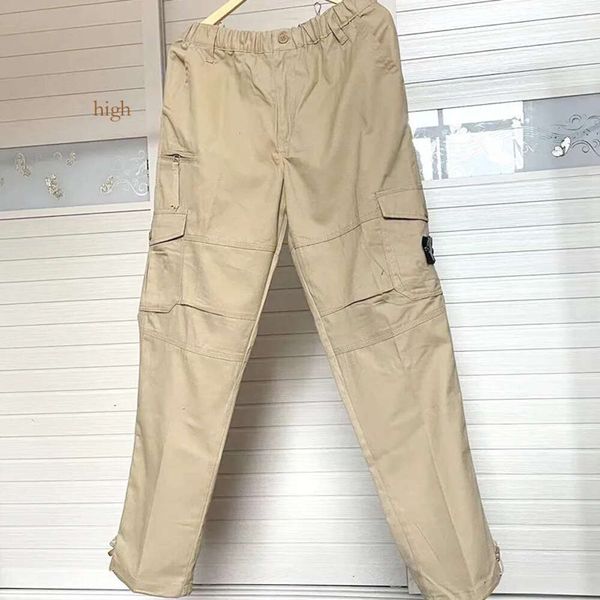 Hommes Compass Marque Haute Qualité Island Cargo Hommes Pierre Long Pantalon Mâle Jogging Salopette Pantalon Tactique Designer Stones Island Pull ZQKU haute