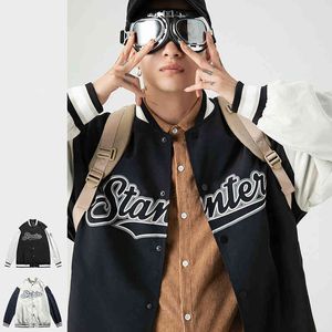 Chaqueta de béisbol fresca para hombre, ropa Unisex versátil de marca de moda de estilo americano, S-xxxl, primavera y otoño, 2022
