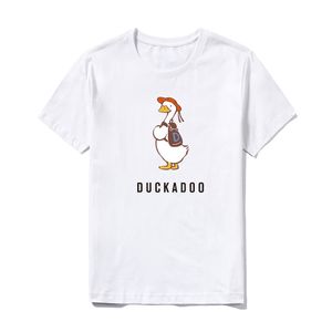 Coole Cartoon Print T-shirt Summer Fashion Tops Punk T-shirt Man's Plus Size Streetwear Mannelijke Casual Duck Clothing