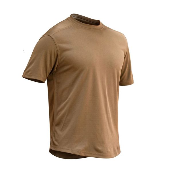 Coolmax t-shirts décontractés masculins été stretch rapide