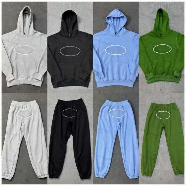 Sudaderas con capucha Cortiez para hombre Sudaderas Venta caliente Cortez Rule the World Crtz Traje gris Moda callejera del Reino Unido Lujo 1: 1 Sudadera con capucha de alta calidad Pantalones para mujer cz