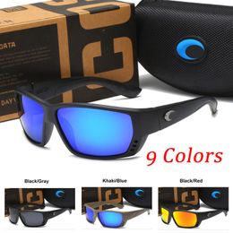 Hommes costa lunettes de soleil polarisées hommes costas lunettes de soleil pour femmes cadre carré 580p lentille sport conduite lunettes de pêche