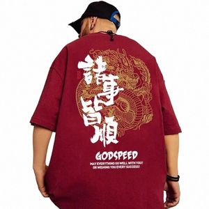 Heren Cott T-shirt met korte mouwen Zomer Oversize Los en ademend Grafisch Gym Wild Streetwear Y2k Harajuku Goth Kleding N7hc #