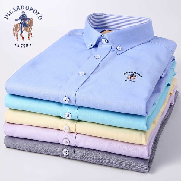 Camisa de manga corta de algodón para hombre, All Oxford Spinning, abrigo informal diario, ropa de negocios