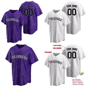 Mannen Custom Colorado Baseball Jerseys maken uw eigen Jersey Sports Shirts Gepersonaliseerde Team Naam en Aantal gestikt