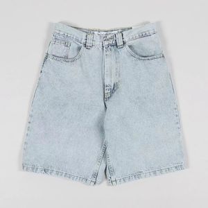 Heren denim shorts hoogwaardige designer shorts shorts zomer hiphop rechte broek street baggy shorts jeans