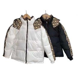 Designer d'homme 2023SS Down Jacket Winter Dernière veste de coton Femme Parka Mode Couple extérieur Couleur Noir et blanc Épaissi Manteau chaud Top