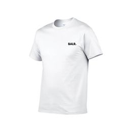 Designer BALR T-shirt été hommes et femmes tee-shirt supérieur à manches courtes badge badge chemise hommes taille XS-2XL vêtements en coton de haute qualité