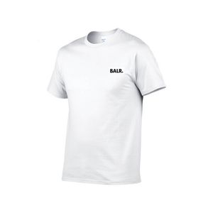 Heren Designer Balr T-shirt Zomer Heren en Dames Kortsluiting Upper Tee Badge Badge Shirt Herenmaat XS-2XL Hoogwaardige katoenen katoenen Clothi