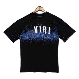 Créateur de créateur masculin Crewneck Full Sky Stars Lettre imprimé T-shirt T-shirt Street Trend Hip Hop Style et femmes avec des manches courtes en vrac Taille S à XL