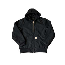 Diseñador de moda para hombres Carharts Nueva chaqueta con capucha de lona pesada de alta calidad J 140 Abrigo de herramientas para hombres y mujeres en primavera otoño 9911ess