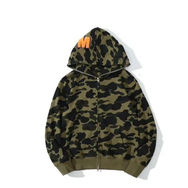 Sweat à capuche de créateur pour hommes Sweat à capuche à fermeture éclair complète Veste camouflage noire pour femmes Sweat à capuche bleu Sweat-shirt pour hommes et femmes Pull à manches longues