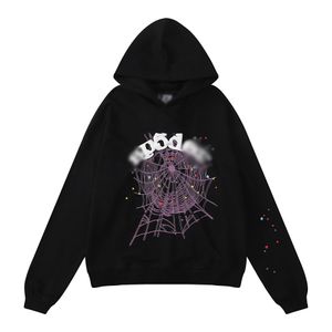 Heren Designer Hoodies Sweatshirts Zwarte Sp5der Hoodie Hoge kwaliteit Letter Printing Grafische Spider Web Sweatshirts Maat S-XL