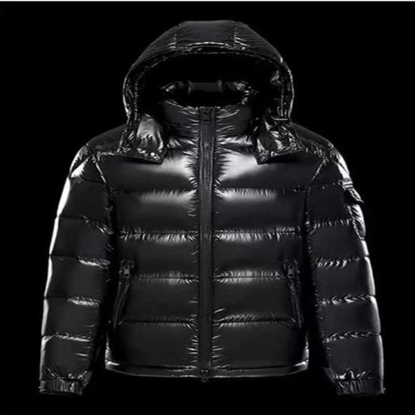 Chaqueta de diseñador para hombre Invierno Cálido A prueba de viento Abajo Material mate brillante S-5xl Tamaño asiático Modelos de pareja Ropa nueva El sombrero es extraíbleo2m0