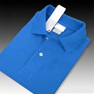 Hommes été Polo hommes haute qualité couleur unie vêtements T-shirt brodé Polo T-shirts couleur unie hauts vêtements XS-4XL