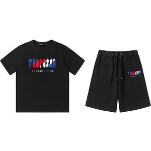 Herenontwerper joggen casual korte mouwen set Set Sportspants Street Clothing Pullover Trapstarf T-Shirt Sportswear