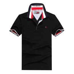 Diseñador para hombres Luxury Moving Brand Exquisita Camiseta con camiseta de patrón bordado retro Camiseta de secado rápido