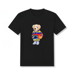 Designer masculin Original Design Classic Men's T-shirt Pure Cotton Fabric Smooth Soft Bear Loose Women's T-shirt Dress Shirt
