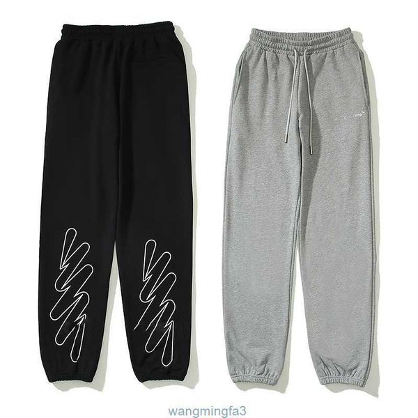 Pantalones de diseñador para hombres Casual Mujer Negro Blanco Joggers Track Pant Luxury Hip Hop Cintura elástica Ropa deportiva Tamaño europeo S-XL