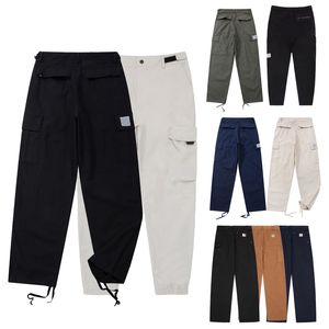 Heren Designer Pants Noord -Amerikaanse High Street -merk Carhart Losse overalls Multi -functionele broek Pure Cotton Tooling Vijfpuntscontrole Multi Pocket Sweatpants