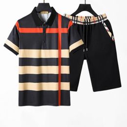 Designer PoloT T-shirt voor heren, geruit bedrukt katoen, casual zomermode top met korte mouwen, broekmaat M-3XL