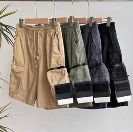 Pantaloncini firmati da uomo Tasche Pantaloni da lavoro Pantaloni a cinque pezzi Pantaloni sportivi estivi da donna Coscia multifunzione Corti Casual larghi High Street Stones Island Tendenza per il tempo libero 662ess