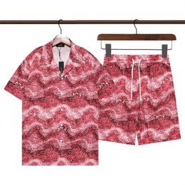 Designer masculin Sportswears Summer Casual Shorts Shirts Classics Geometric imprimé à la mode