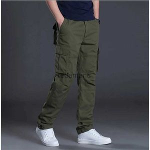 Hommes Designer Printemps Automne Cargo Baggy Pantalon Régulier Combat Tactique Multi 240308