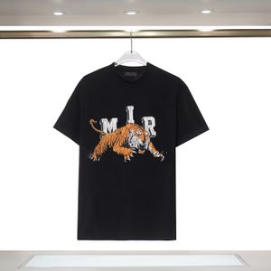 Designer Styliste T-shirts Mode Lettre Tiger Imprimer T-shirts Hommes Femmes Hip Hop Streetwear Tops à manches courtes en coton T-shirt S-3XL