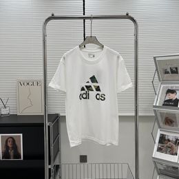 Heren Designer T-shirt Casual Heren Dames T-shirt Letters 3D Stereoscopisch bedrukte korte mouw best verkochte luxe heren hiphopkleding Aziatische maat M-3XL A11