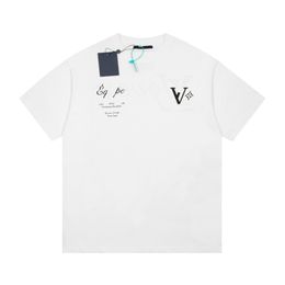 T-shirt de créateur masculin T-shirt pour hommes décontracté lettres pour femmes 3D stéréoscopique imprimé à manches courtes à succès de luxe Hip Hop Vêtements asiatiques M-3XL A21