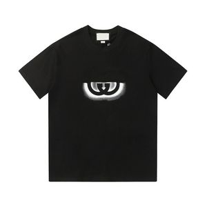 Heren Designer T-shirt Casual Heren Dames T-shirt Letters 3D Stereoscopisch bedrukte korte mouw best verkochte luxe heren hiphopkleding Aziatische maat S-3XL A4