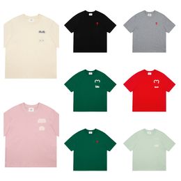 Camiseta de diseñador de hombres camiseta de cuello redondo de algodón