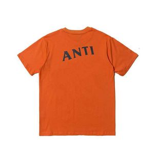 T-shirt de créateur pour hommes Europe et Amérique ACC style hip-hop à manches courtes noir et blanc imprimé orange T-shirt taille S-XL AAA Qualité Haute