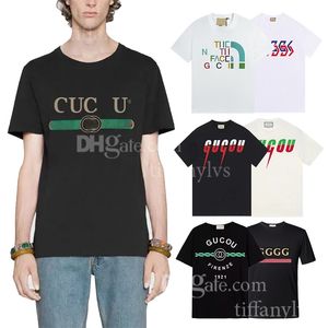 Diseñador de hombres T GGity Camisa Conejo Oso Patrón Impreso Tee Tendencia de verano de las mujeres Casual de manga corta Camiseta suelta Tops de moda Camiseta de cuello redondo M7W0 #