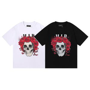 Herenontwerper T-shirt Dames Y2K Shirts Hip-Hop Style T-shirt Skull Head Letter Print Summer