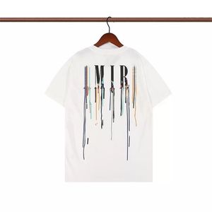 T-shirts pour hommes de créateurs Marque célèbre T-shirts noirs et blancs de haute qualité en coton à col rond Été européen et américain À manches courtes Vêtements de causalité Simple Streetwear