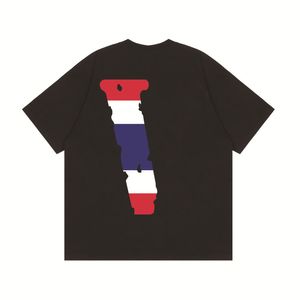 T-shirts de créateurs masculins drapeau imprimé en vrac décontracté haut t-shirt à manches courtes pour femmes masculines