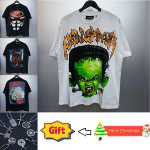 T-shirts de créateurs pour hommes Hellstar Graphic Tees Hommes Femmes Haute Qualité 100% Coton Streetwear Hip Hop Mode T-shirt Hell Star Chemises X06A K4PJ