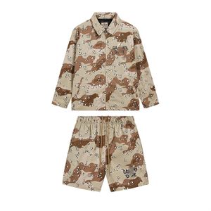 Designer de concepteur de concepteur de camouflage printemps camouflage veste manteau shorts de plage de plage lettre imprimée en vrac décontracté.