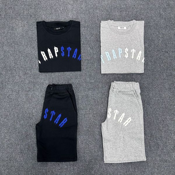 Survêtements de créateurs pour hommes t-shirt Ensembles de sport Lettre Broderie Mode d'été en coton Top Tee Short à manches courtes avec cordon de serrage